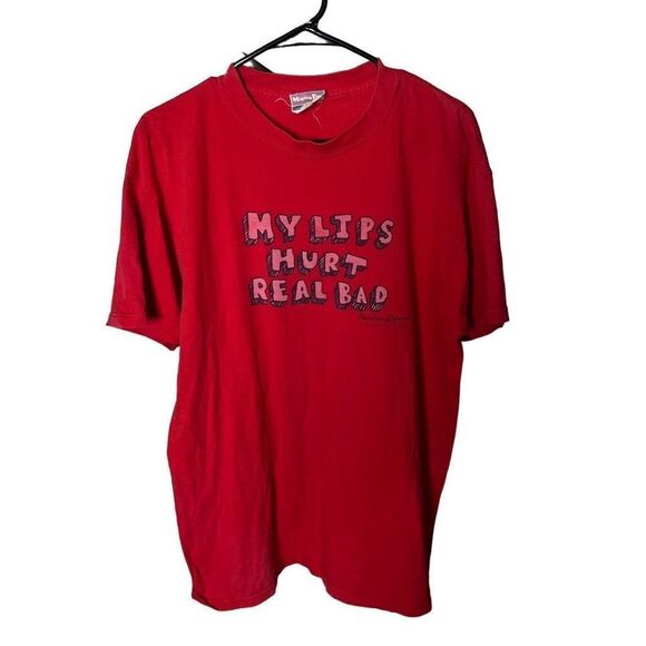 Y2K Napoleon Dynamite “My Lips…” T Shirt Medium - Picture 1 of 4